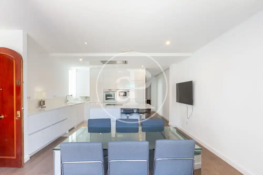 Wohnzimmer von Wohnung zur Miete in Valencia mit Klimaanlage, Terrasse und Abstellraum