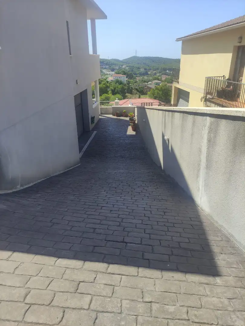 Vista exterior de Casa o chalet en venta en Cunit con Terraza y Piscina