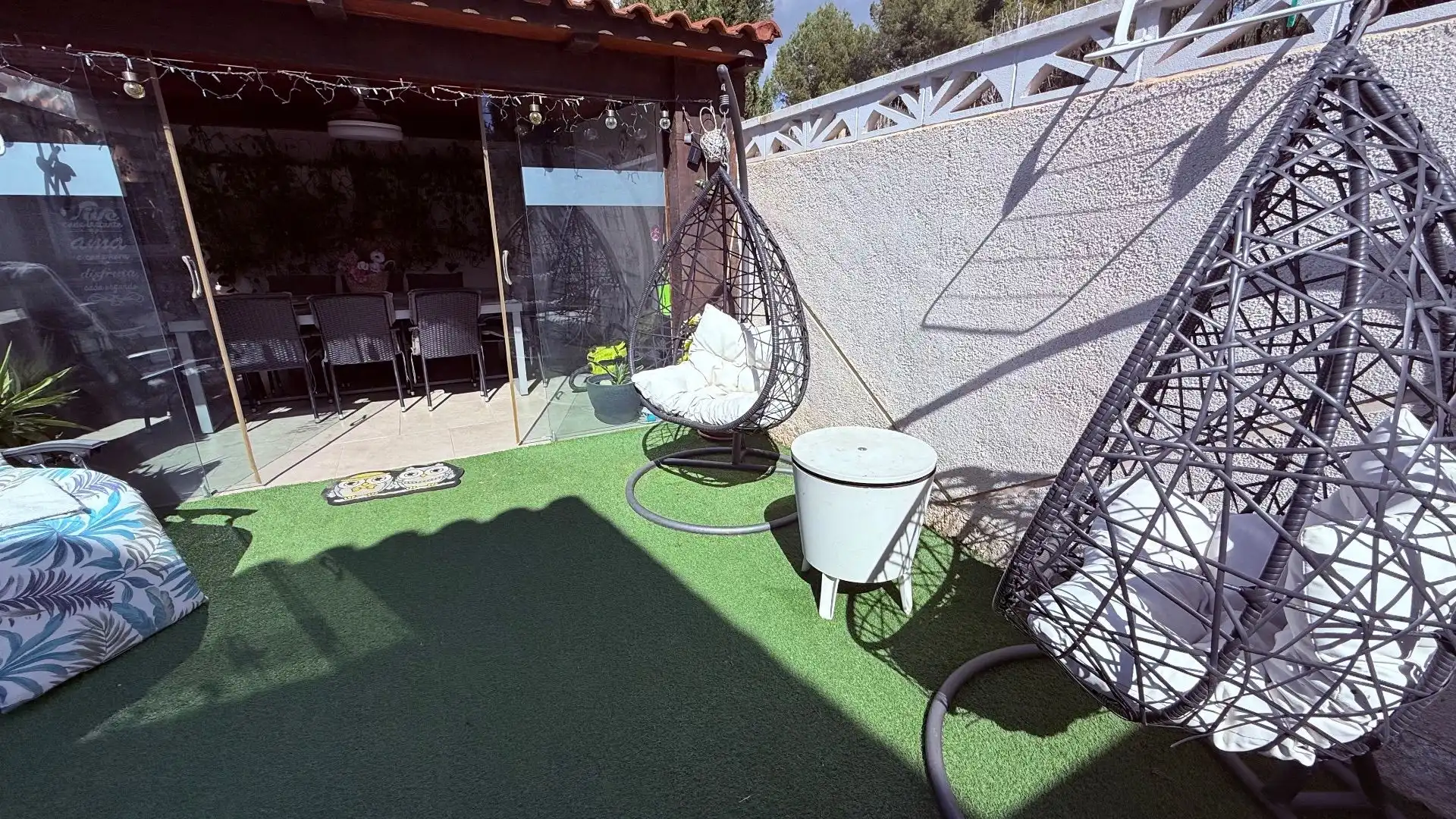 Terrace of Detached homes for sale in La Nucia  with Air Conditioner, Heating and Private garden