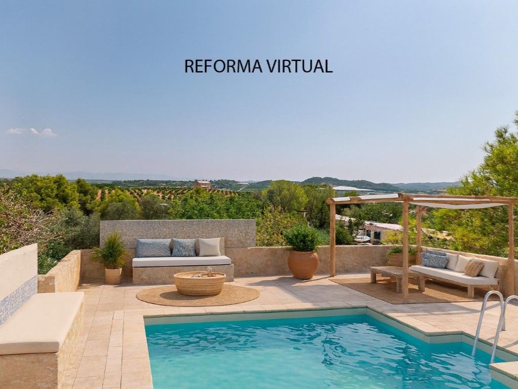 Terrace of House or chalet for sale in Pedralba  with Private garden and Swimming Pool