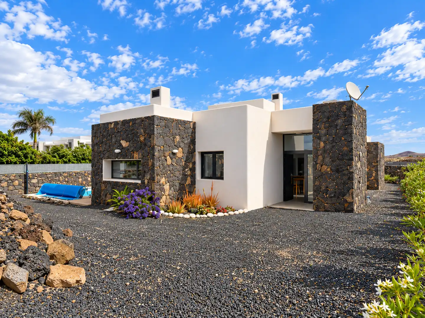 Vista exterior de Casa o chalet en venta en La Oliva con Jardín privado, Terraza y Trastero