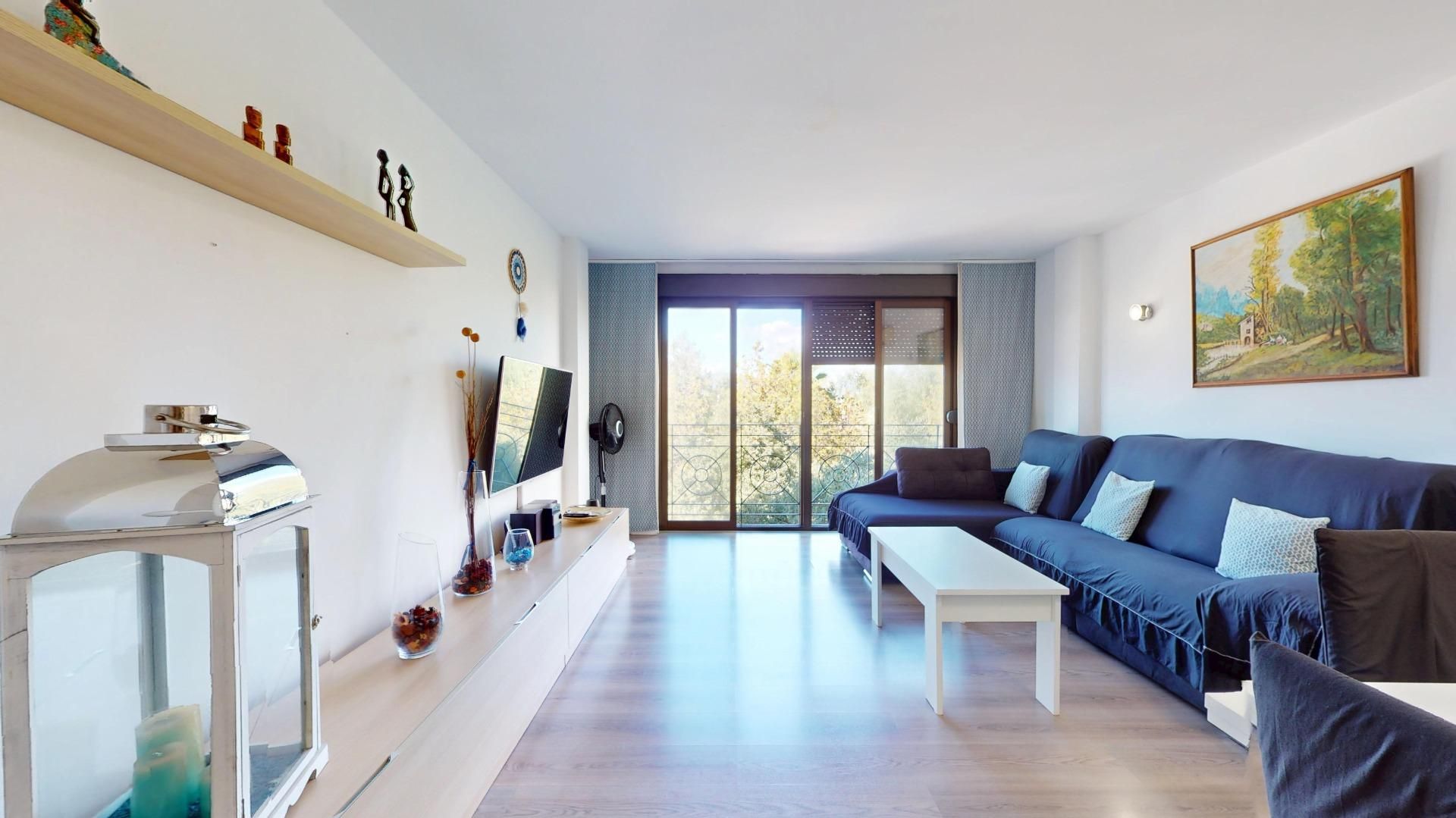 Living room of Flat for sale in  Palma de Mallorca  with Air Conditioner, Terrace and Storage room