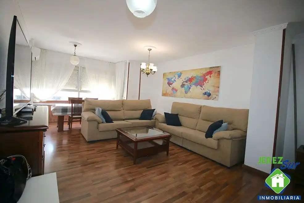 Living room of Flat for sale in Jerez de la Frontera  with Air Conditioner, Heating and Terrace