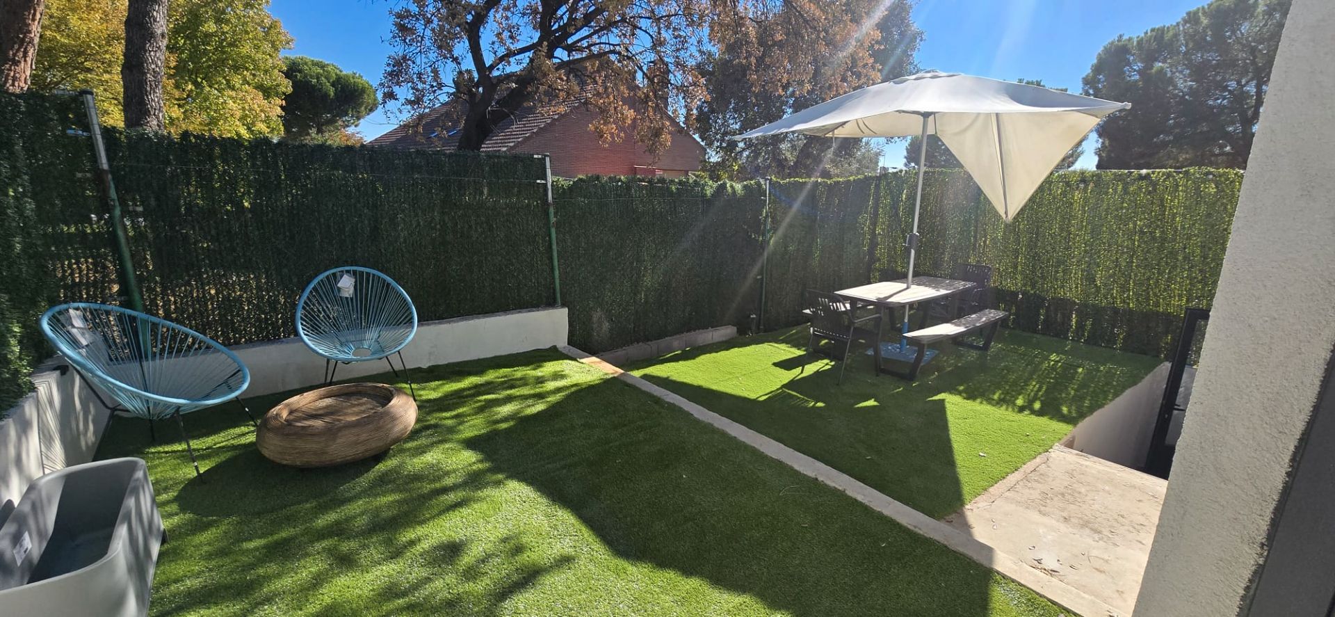 Terrace of Flat to rent in Villaviciosa de Odón  with Air Conditioner, Heating and Private garden