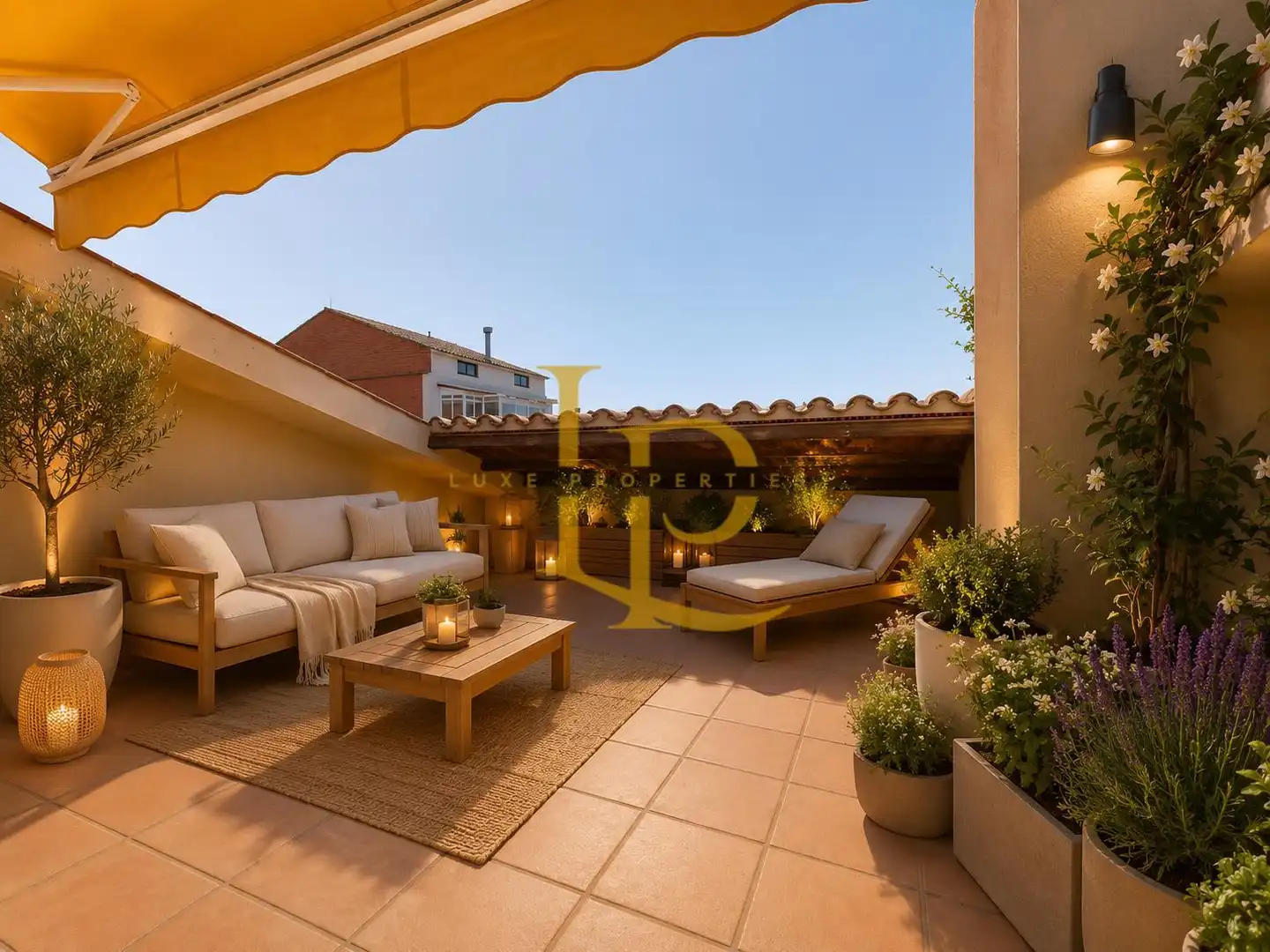 Terraza de Dúplex en venta en Sant Cugat del Vallès con Calefacción, Parquet y Terraza
