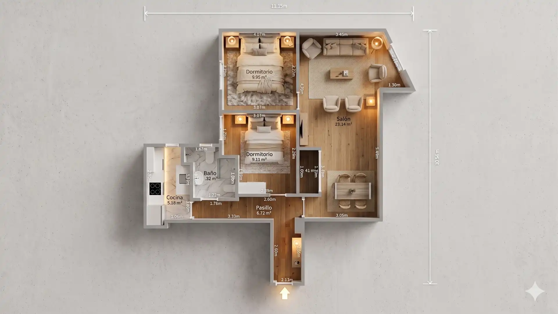 Piso en venta en Madrid con Aire acondicionado, Calefacción y Parquet