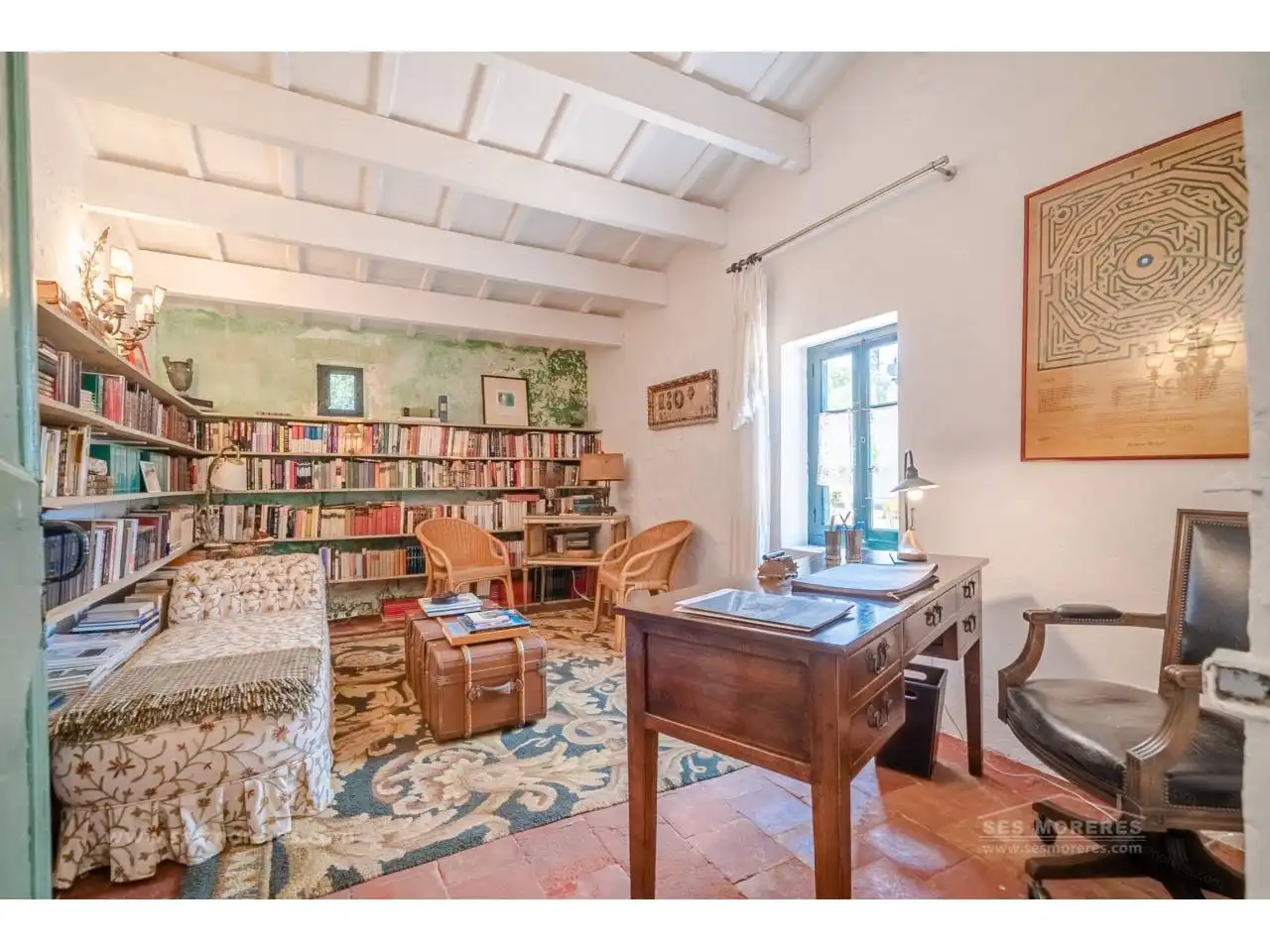 Sala d'estar de Finca rústica en venda en Maó - Mahón amb Jardí privat i Terrassa