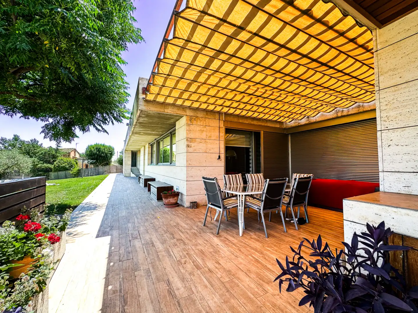 Terrassa de Casa o xalet en venda en Lleida amb Aire condicionat, Calefacció i Jardí privat