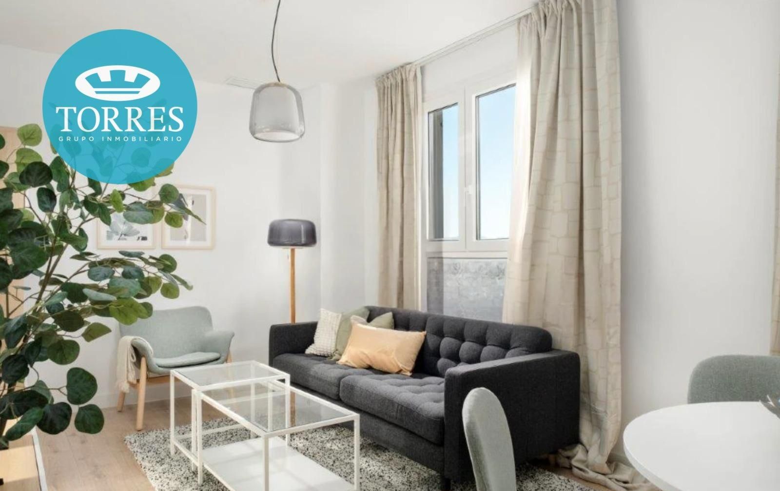 Sala d'estar de Pis en venda en Málaga Capital amb Aire condicionat i Piscina comunitària