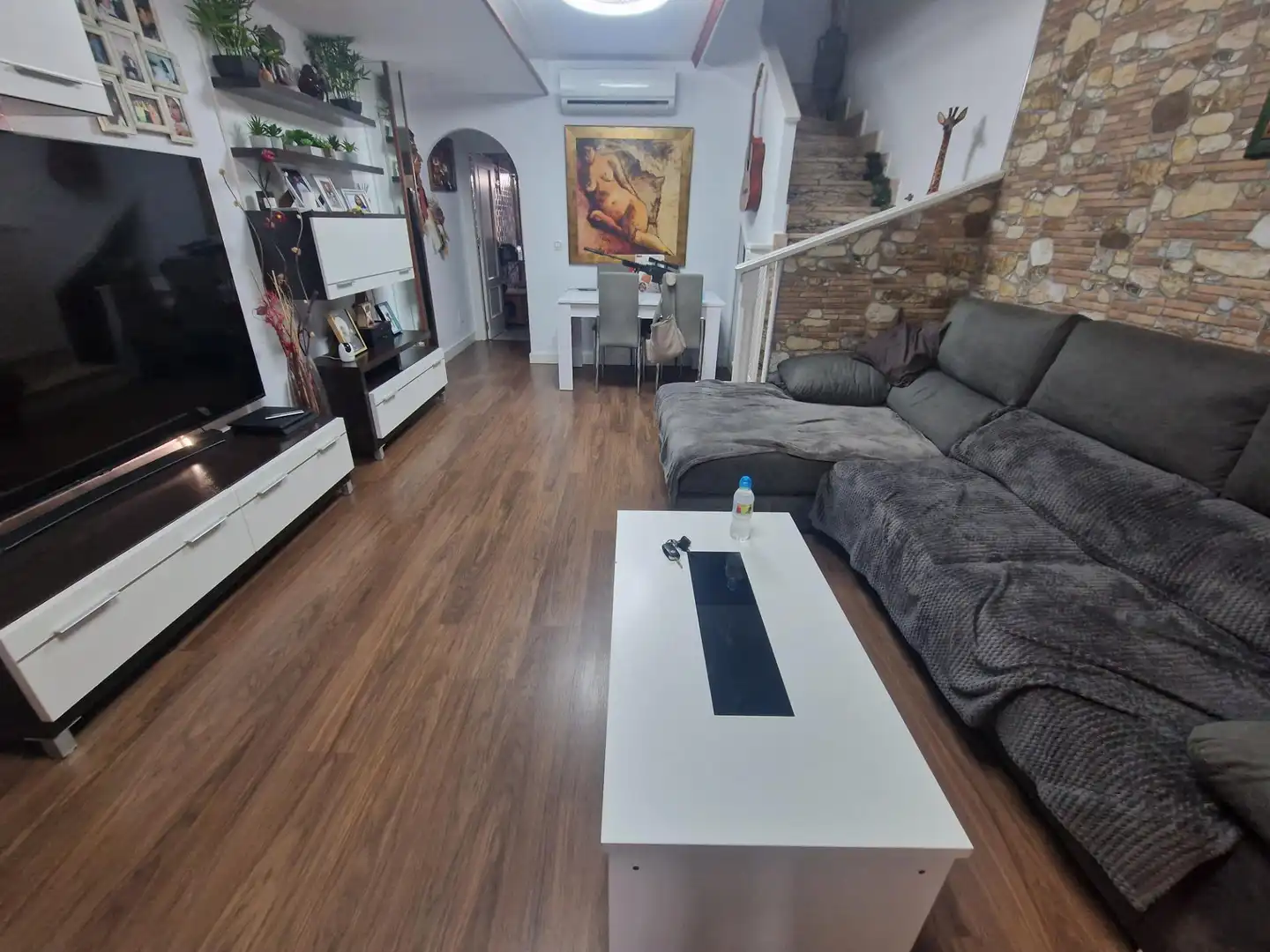 Sala de estar de Casa adosada en venta en Águilas con Aire acondicionado