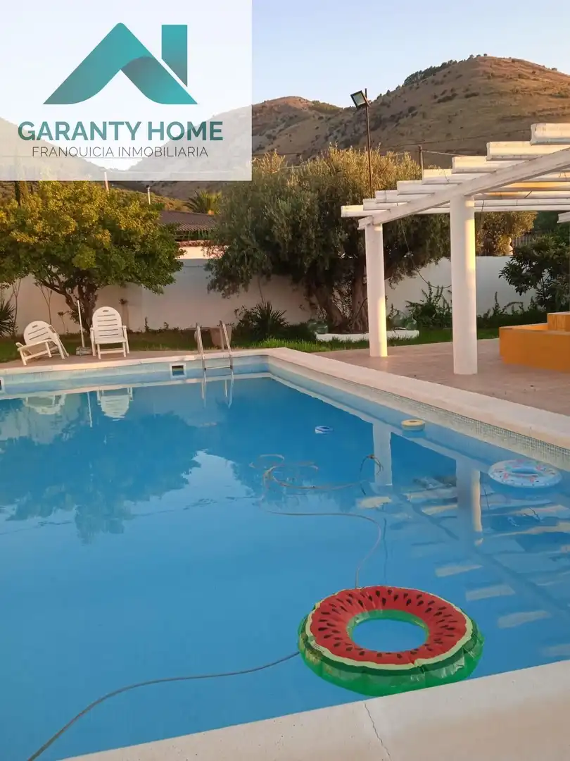 Swimming pool of Houses for sale in Jamilena  with Private garden, Terrace and Swimming Pool