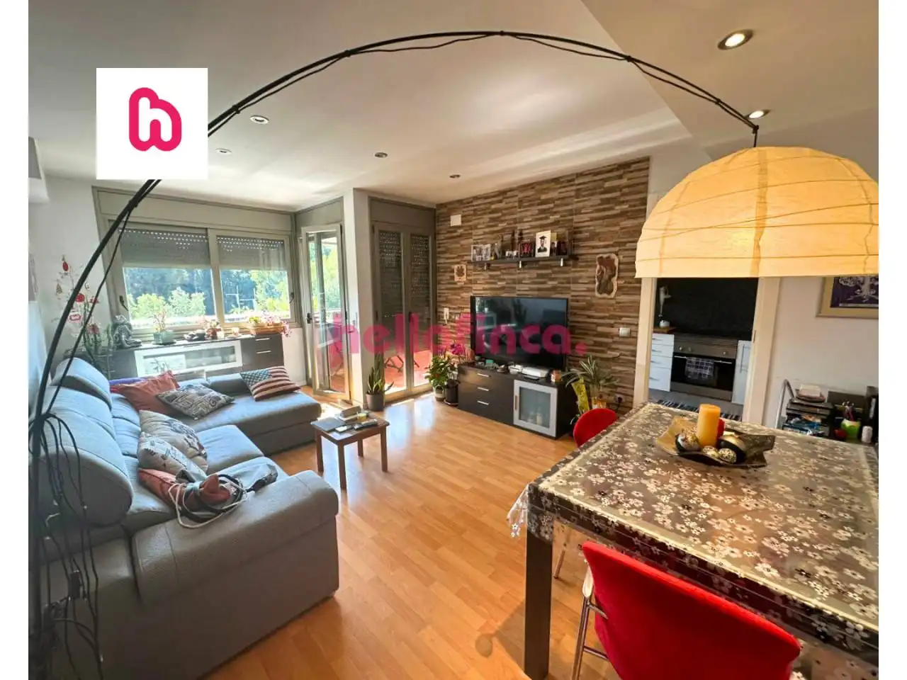 Sala de estar de Dúplex en venta en Sant Joan de Vilatorrada con Aire acondicionado, Calefacción y Parquet