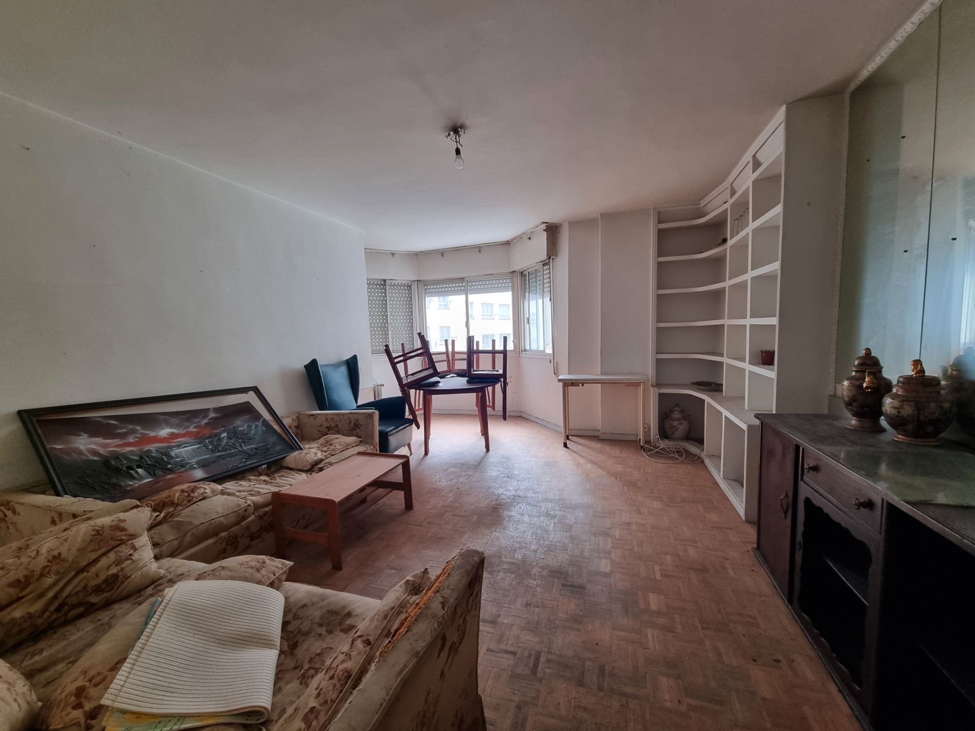 Living room of Flat for sale in Santiago de Compostela 