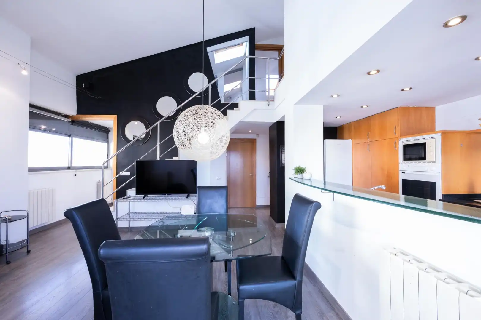 Living room of Duplexes for sale in Girona  with Air Conditioner, Heating and Swimming Pool