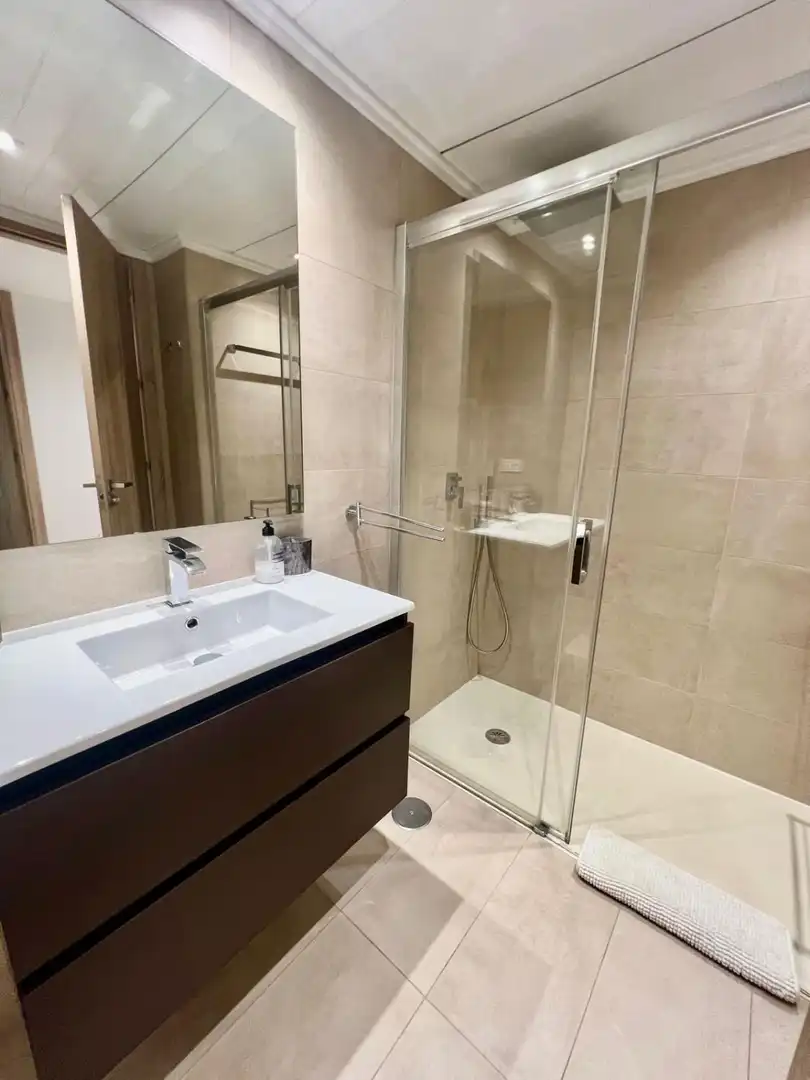 Bathroom of Apartments for rent in Marbella  with Air Conditioner, Heating and Furnished