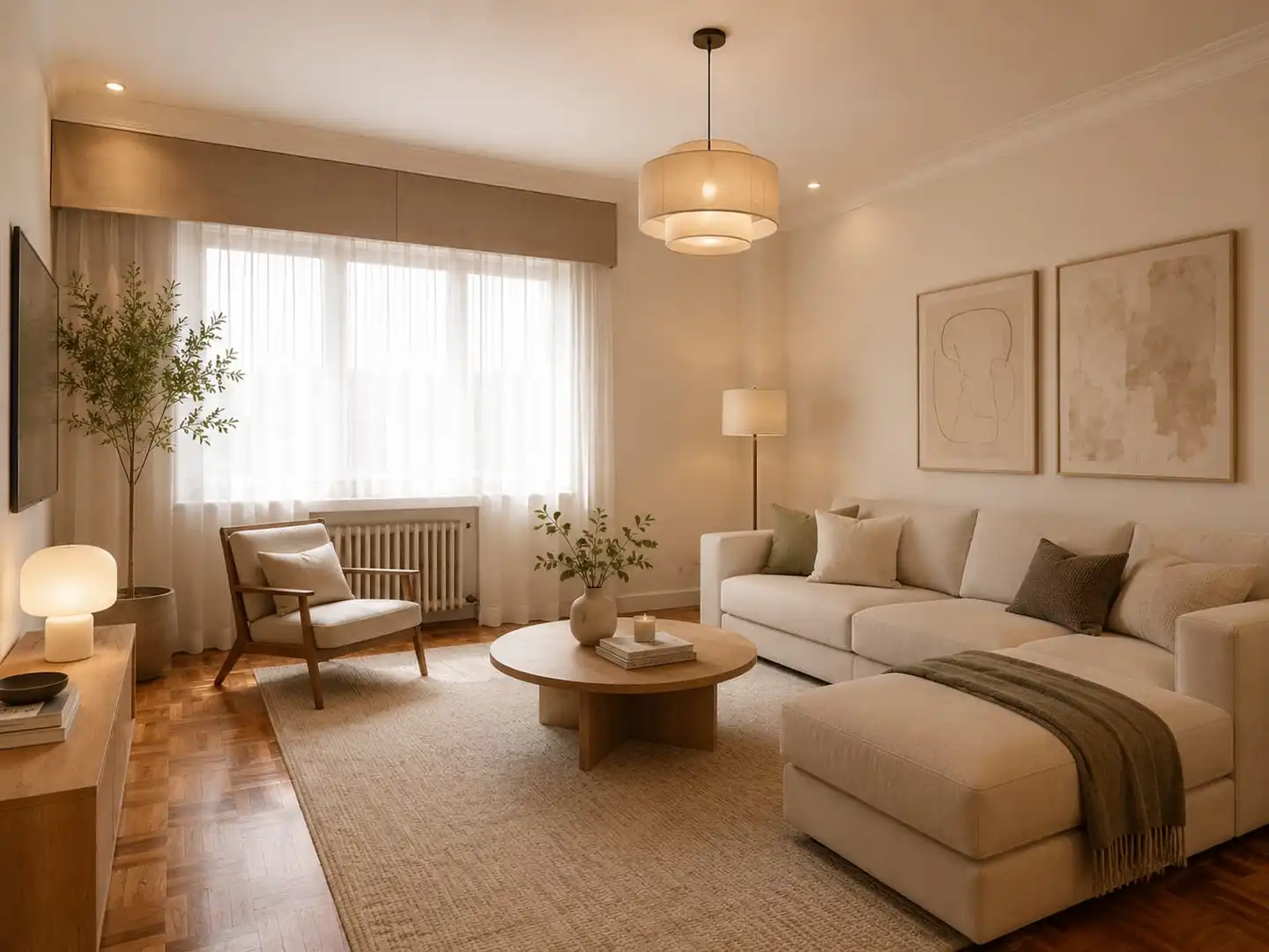 Wohnzimmer von Wohnung zum Verkauf in Langreo mit Abstellraum