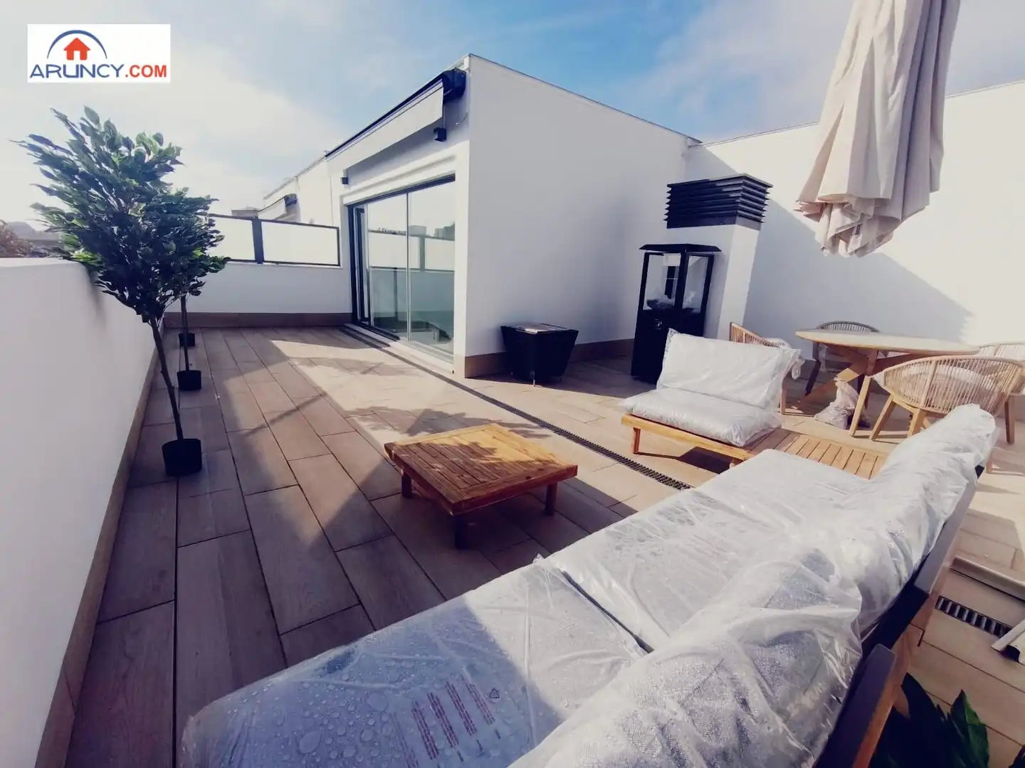 Terrace of Attic for sale in  Sevilla Capital  with Air Conditioner, Private garden and Terrace