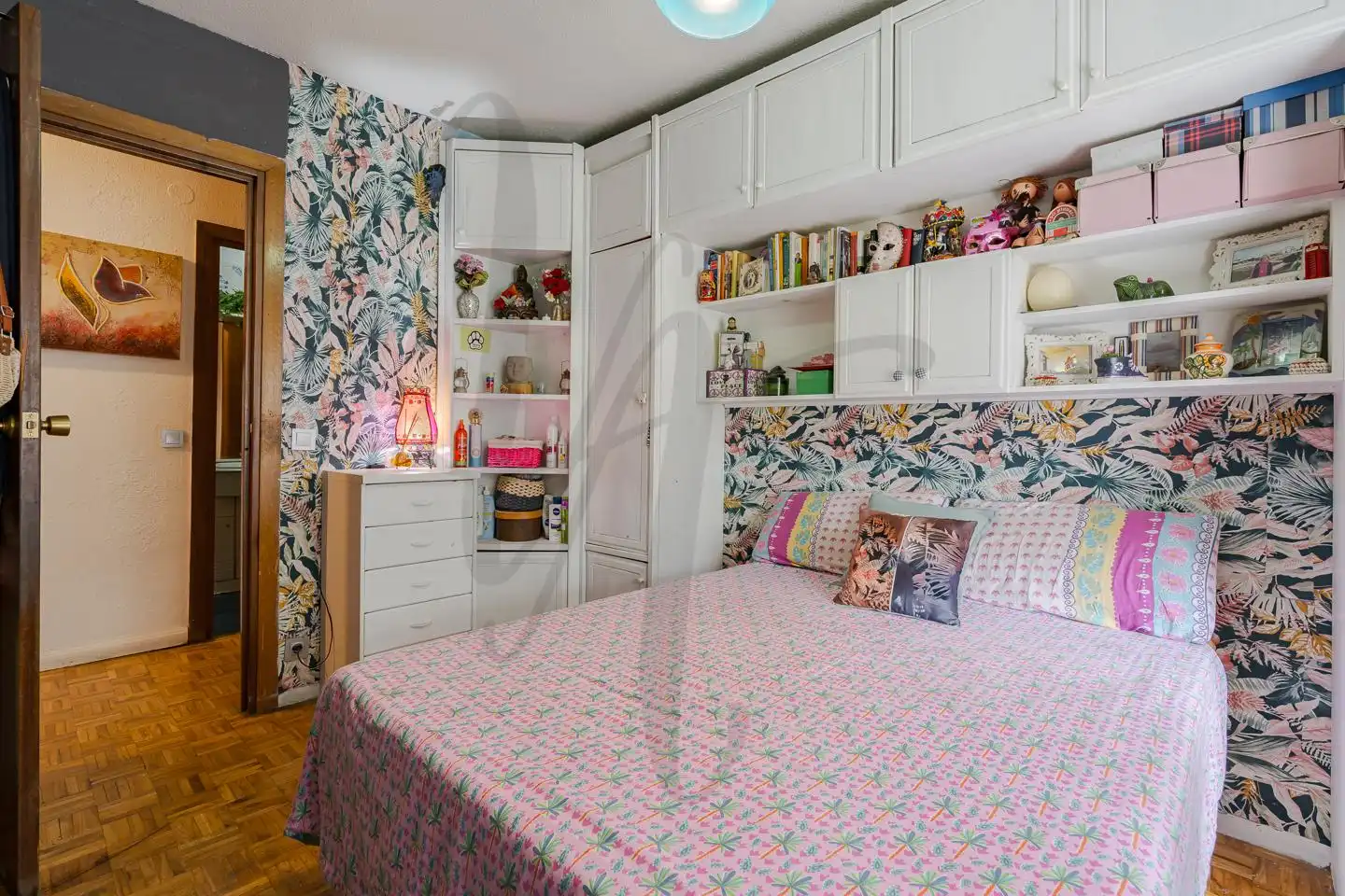 Bedroom of Flat for sale in San Sebastián de los Reyes  with Heating, Parquet flooring and Terrace