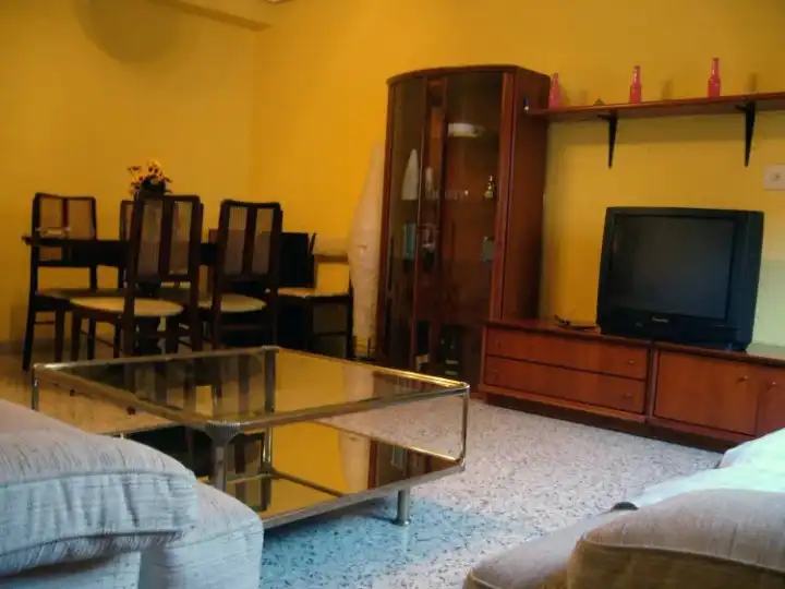 Living room of Flat for rent in Valencia  with Air Conditioner, Heating and Furnished