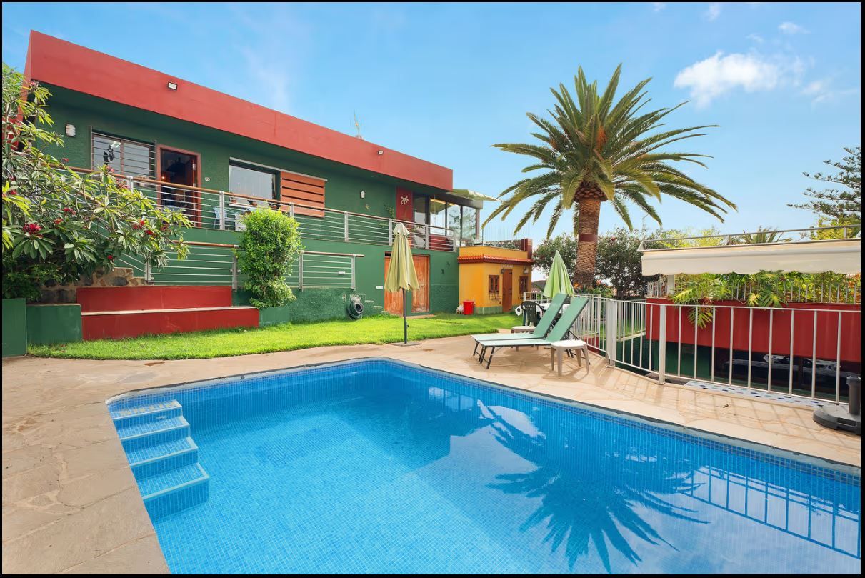 Swimming pool of House or chalet to rent in Candelaria