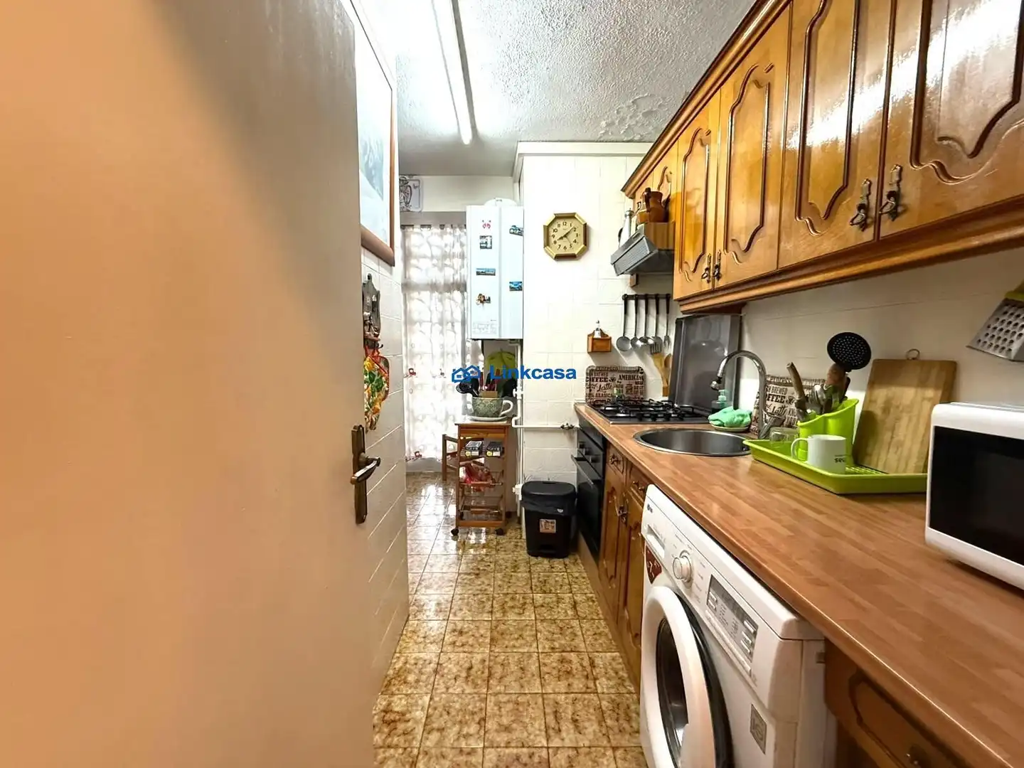 Kitchen of Flat for sale in Madrid  with Air Conditioner, Heating and Private garden