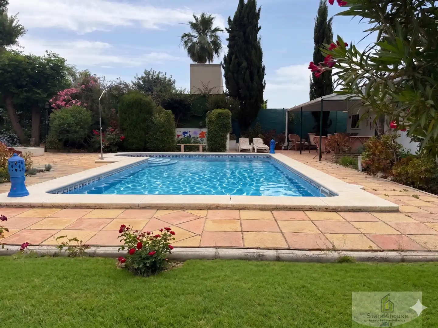 Piscina de Casa o chalet en venta en Hinojos con Aire acondicionado, Calefacción y Terraza