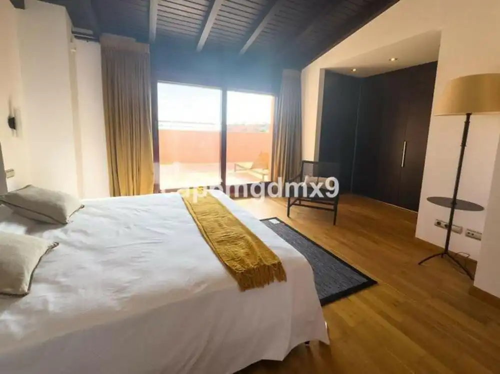 Bedroom of Attic for rent in Marbella  with Air Conditioner, Terrace and Storage room