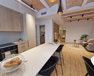 Kitchen of Apartment for sale in  Barcelona Capital  with Air Conditioner, Heating and Parquet flooring