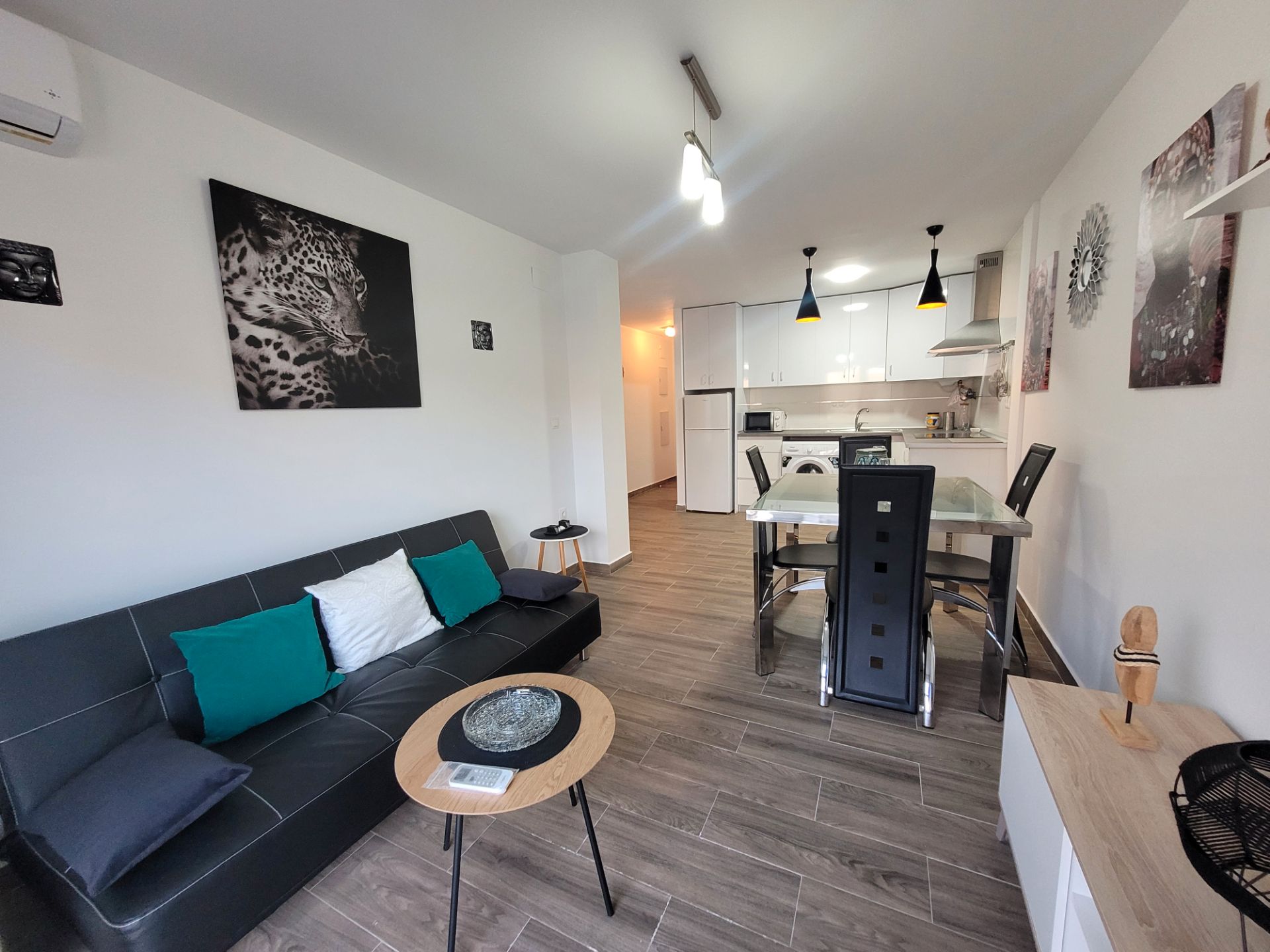 Living room of Flat to rent in Pulianas  with Air Conditioner, Furnished and Washing machine