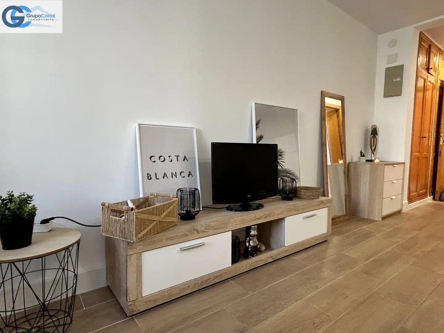 Sala d'estar de Apartament en venda en Daimús amb Aire condicionat, Calefacció i Parquet