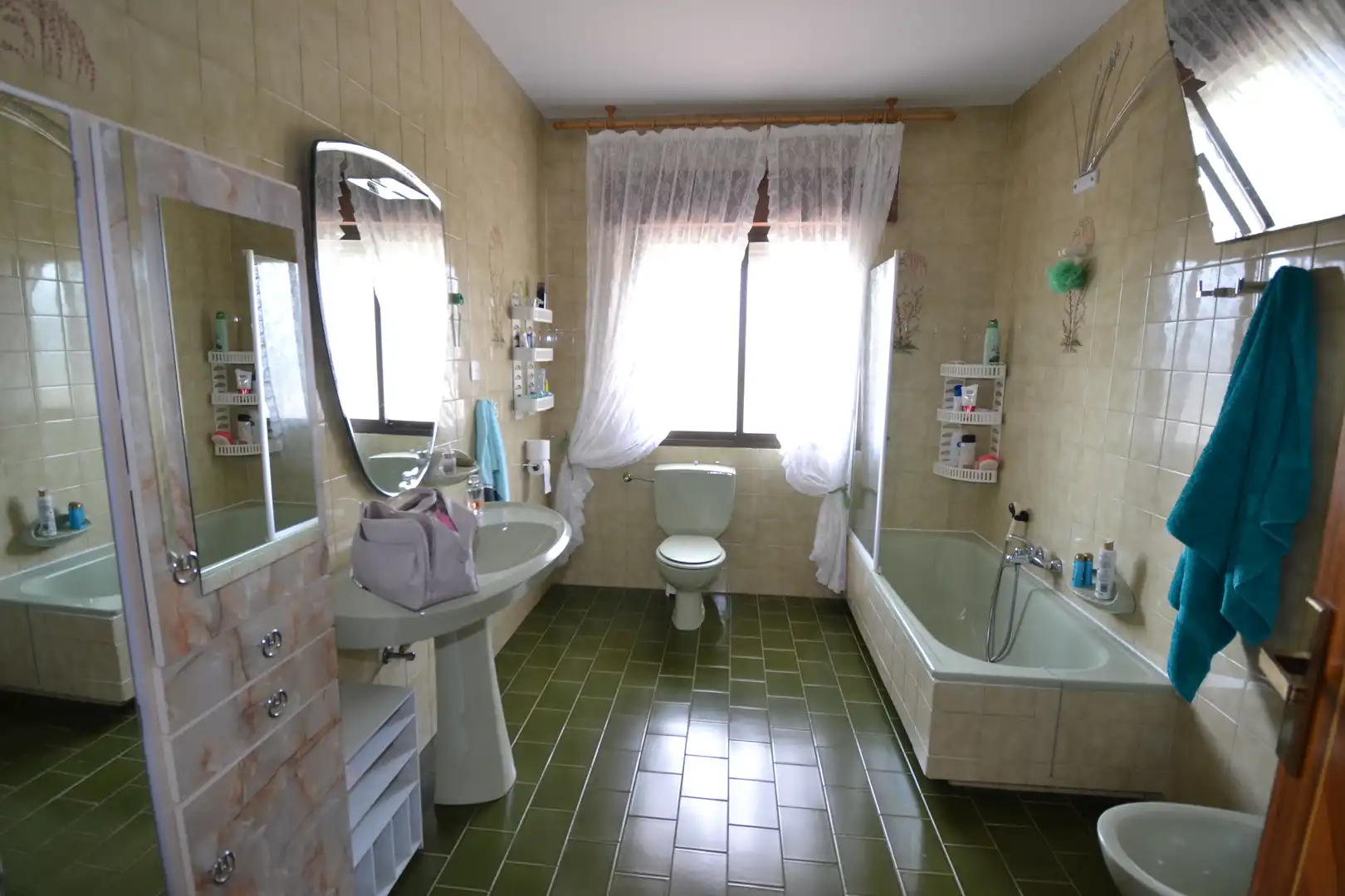 Baño de Casa o chalet en venta en Villar del Pedroso con Aire acondicionado, Calefacción y Jardín privado