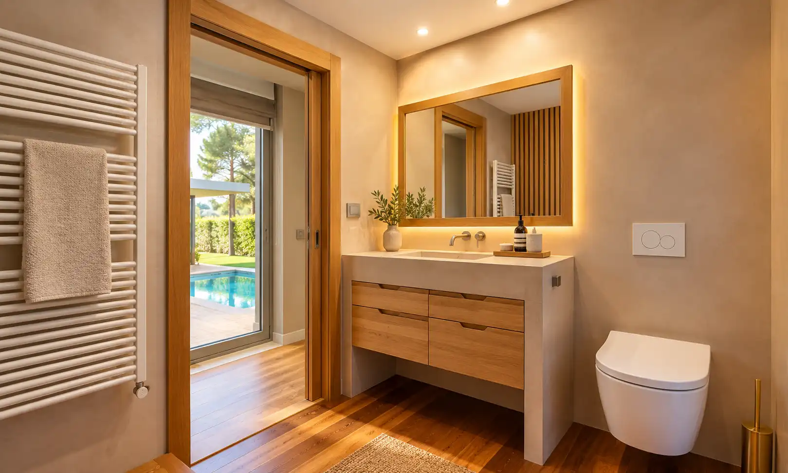 Bathroom of Houses for sale in Torre en Conill - Cumbres de San Antonio 