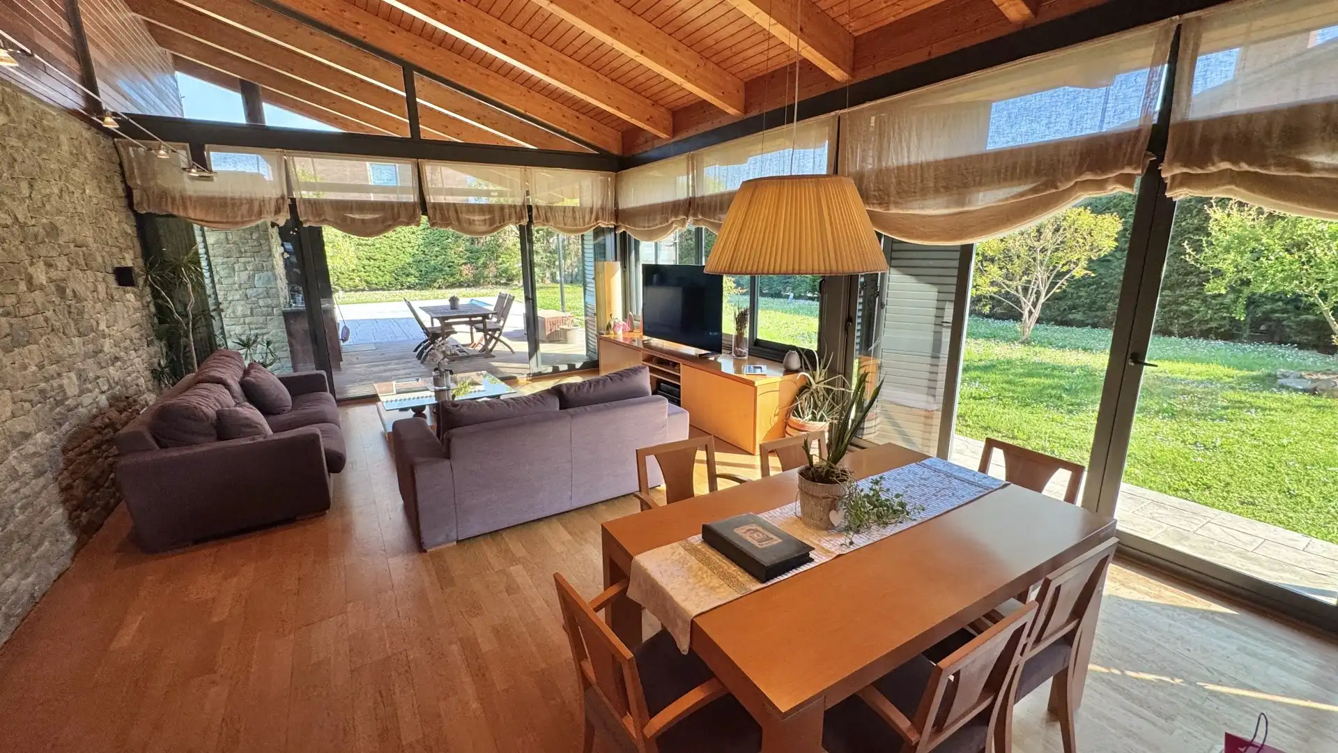 Living room of Houses for sale in Sant Julià de Vilatorta  with Heating, Terrace and Storage room