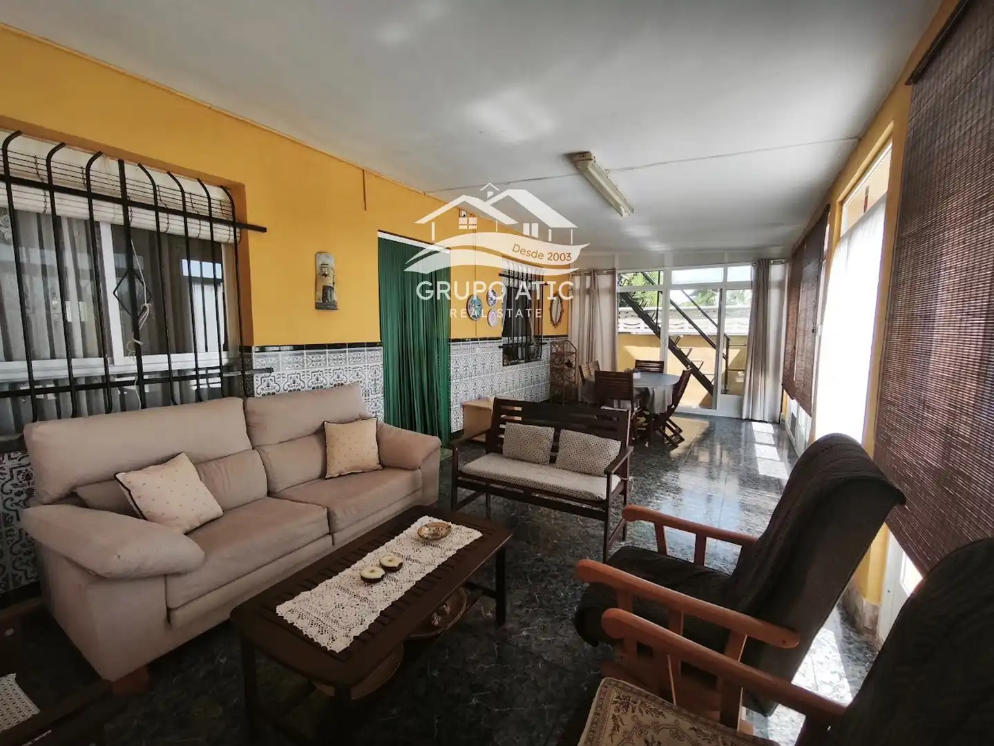 Sala de estar de Casa o chalet en venta en Burriana / Borriana con Aire acondicionado, Calefacción y Jardín privado