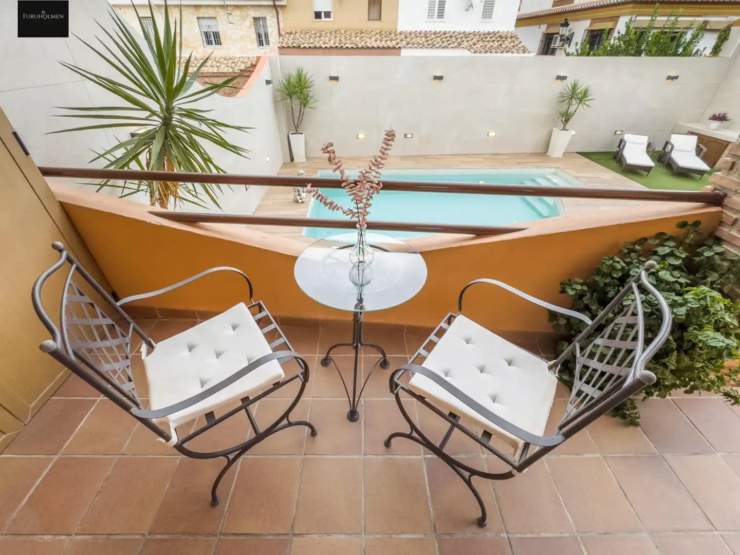 Terrassa de Casa adosada en venda en Las Gabias amb Aire condicionat, Calefacció i Jardí privat