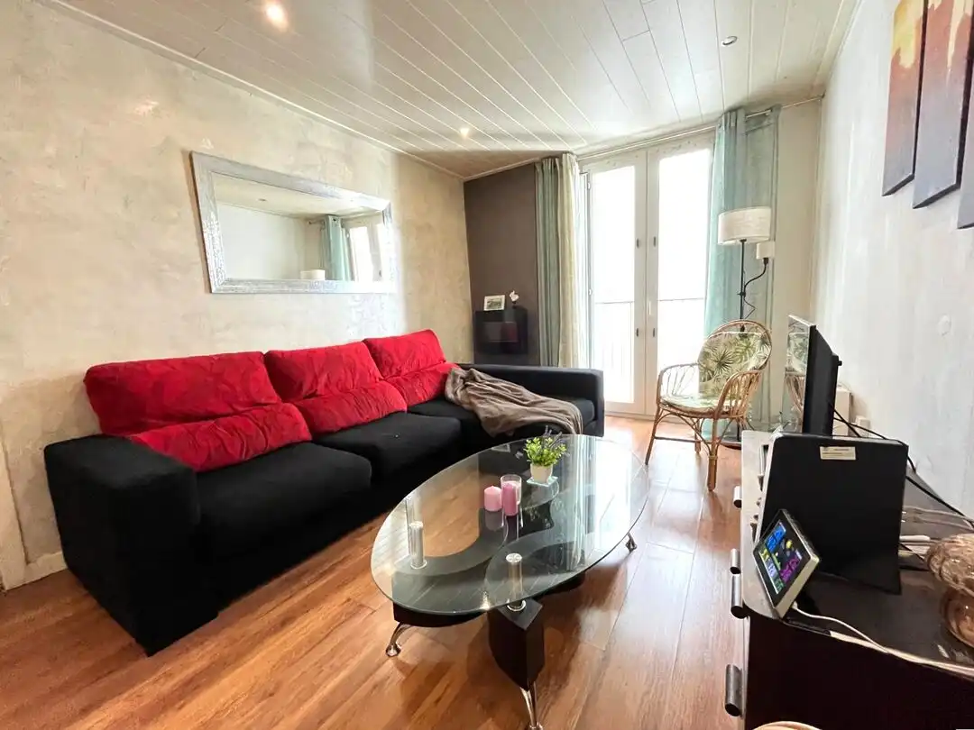 Sala de estar de Piso en venta en  Pamplona / Iruña con Calefacción y Balcón