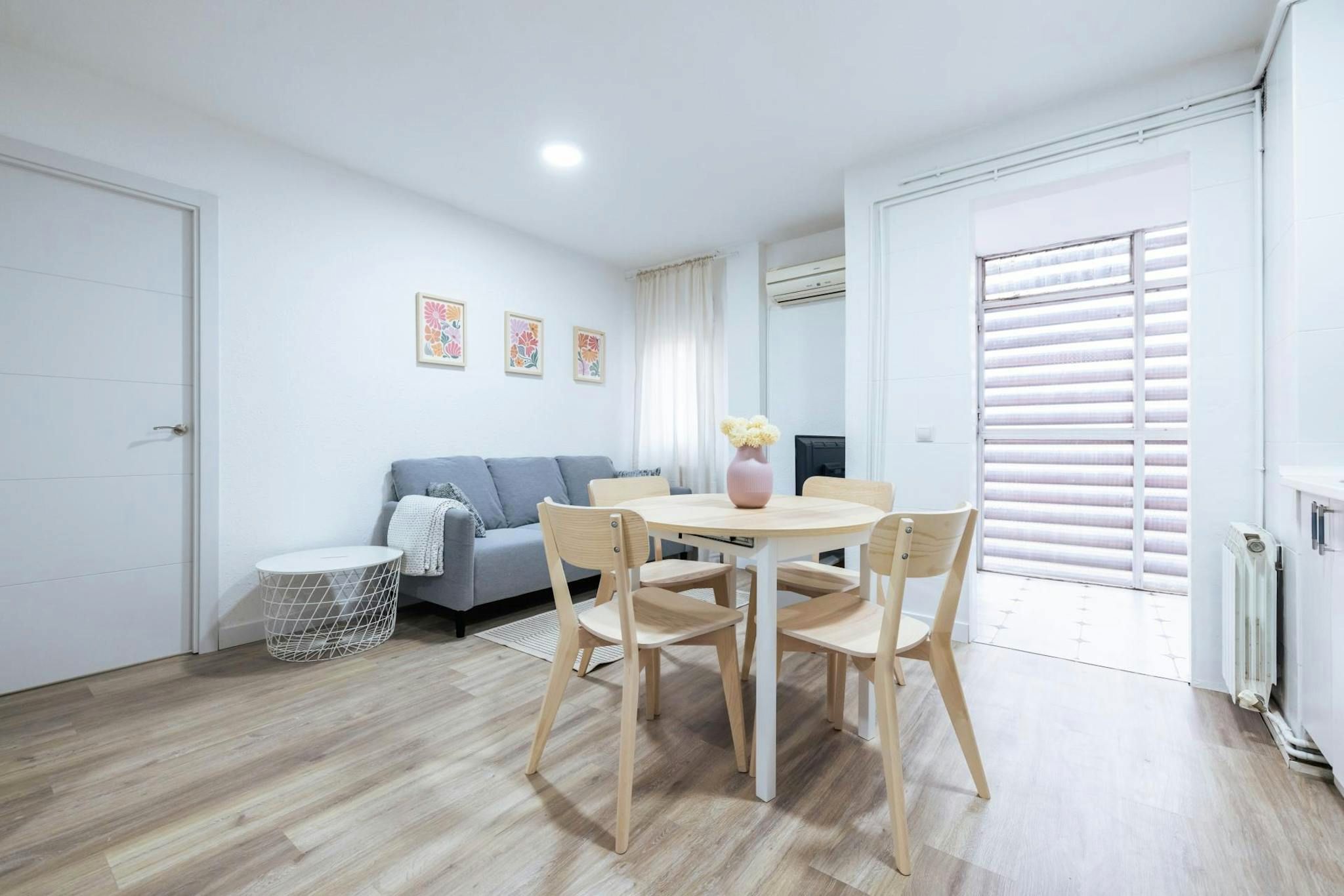 Bedroom of Flat to rent in  Madrid Capital  with Air Conditioner, Heating and Furnished