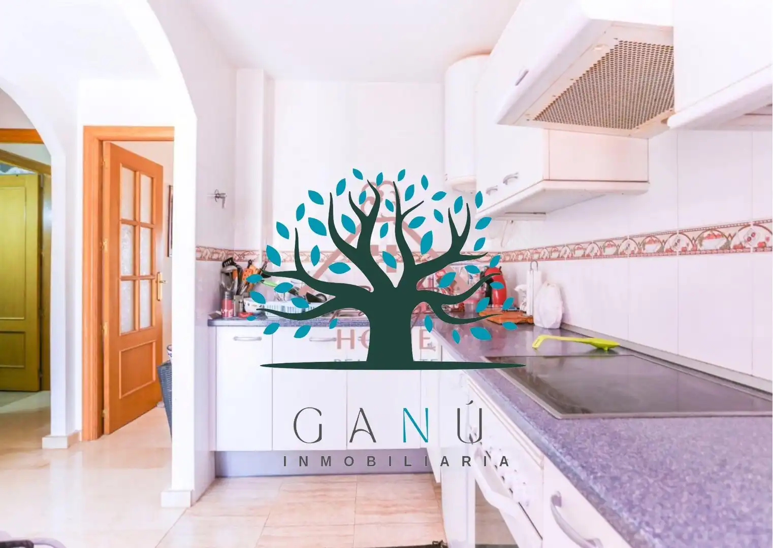 Cuina de Apartament en venda en Mazarrón amb Jardí privat, Terrassa i Traster