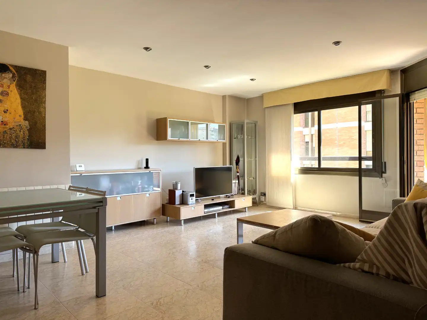 Sala de estar de Piso en venta en  Barcelona Capital con Calefacción y Balcón