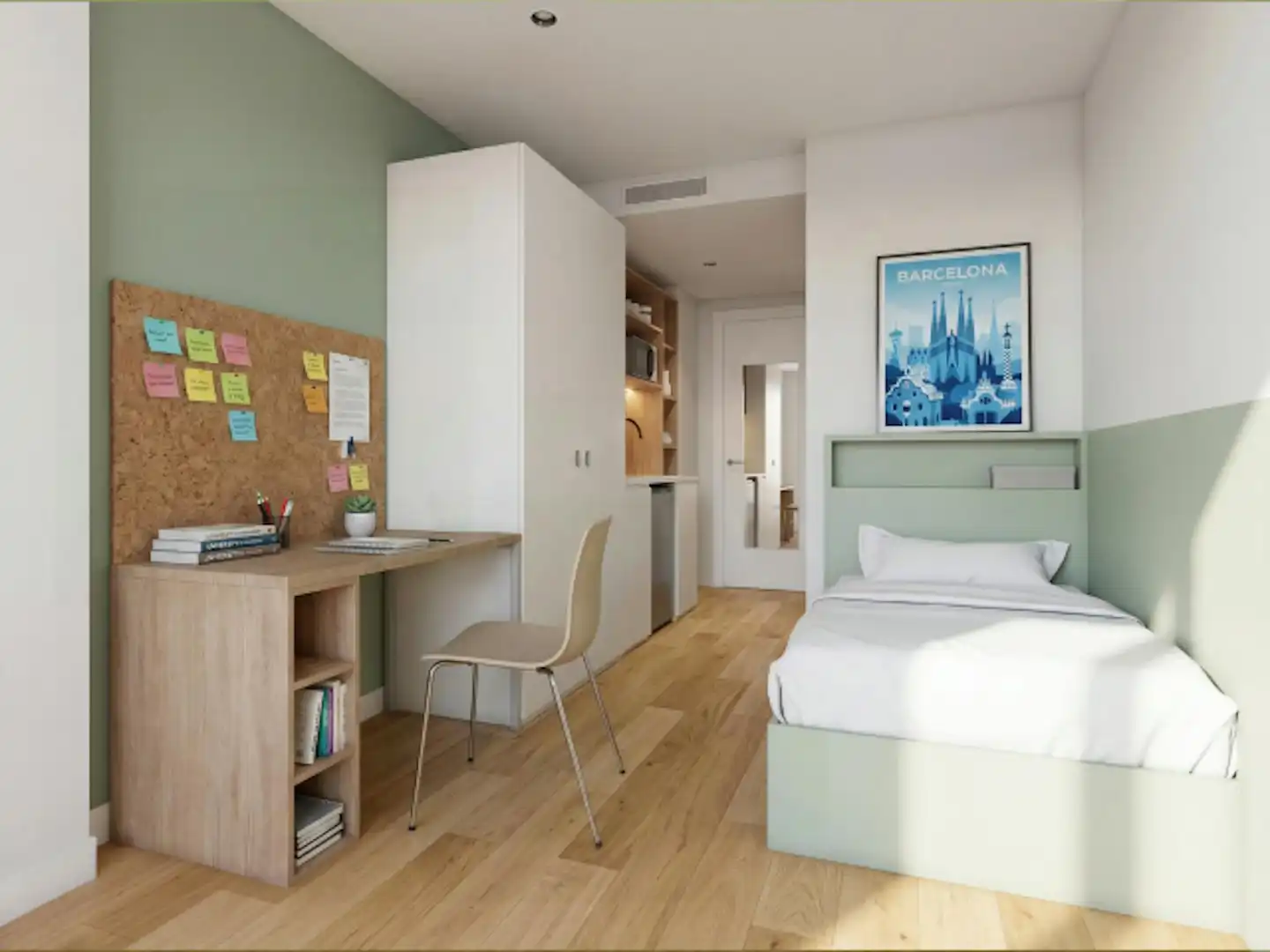 Bedroom of Flat for share in Sant Martí