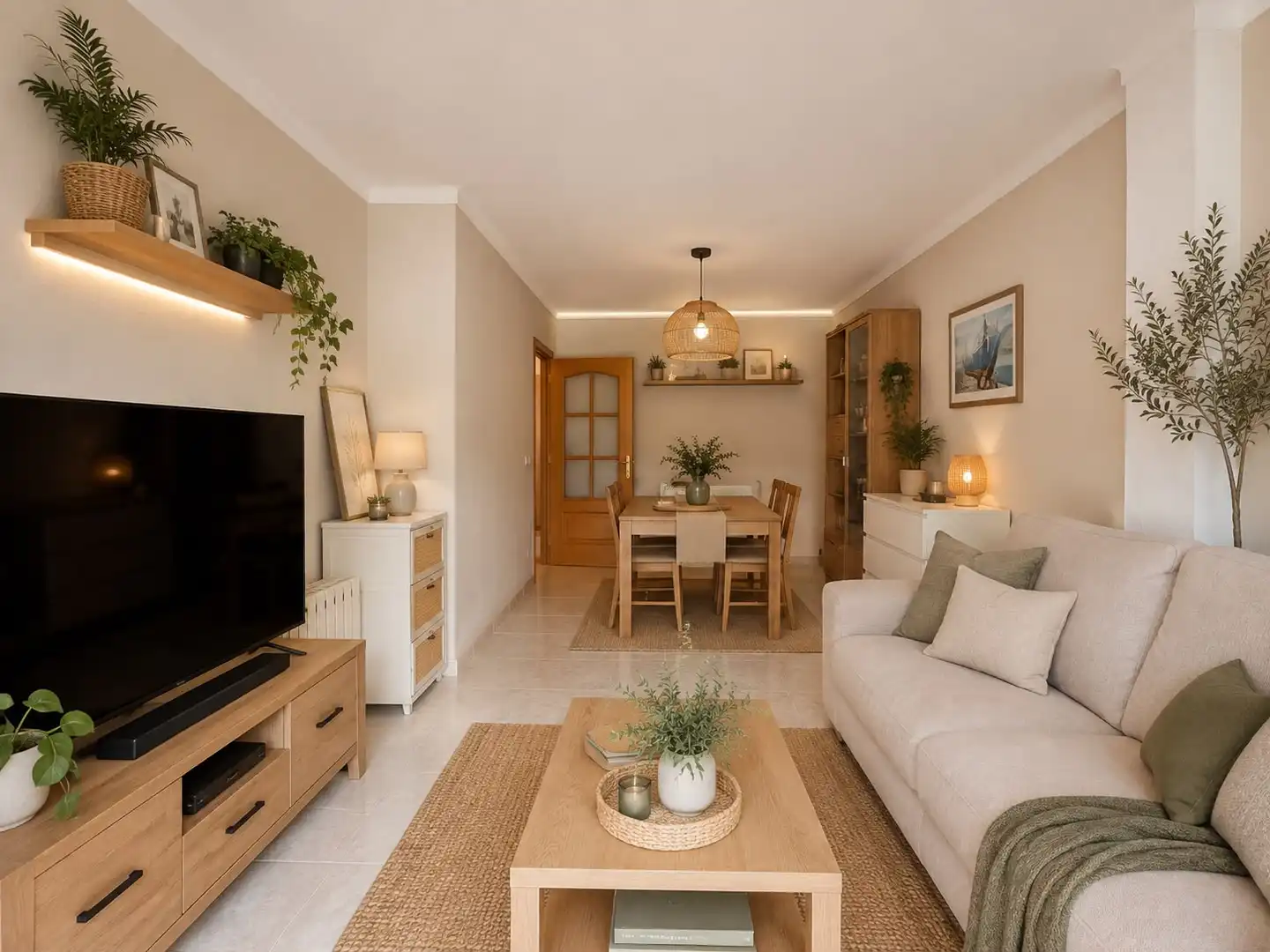 Living room of Detached homes for sale in Jafre  with Heating, Terrace and Balcony