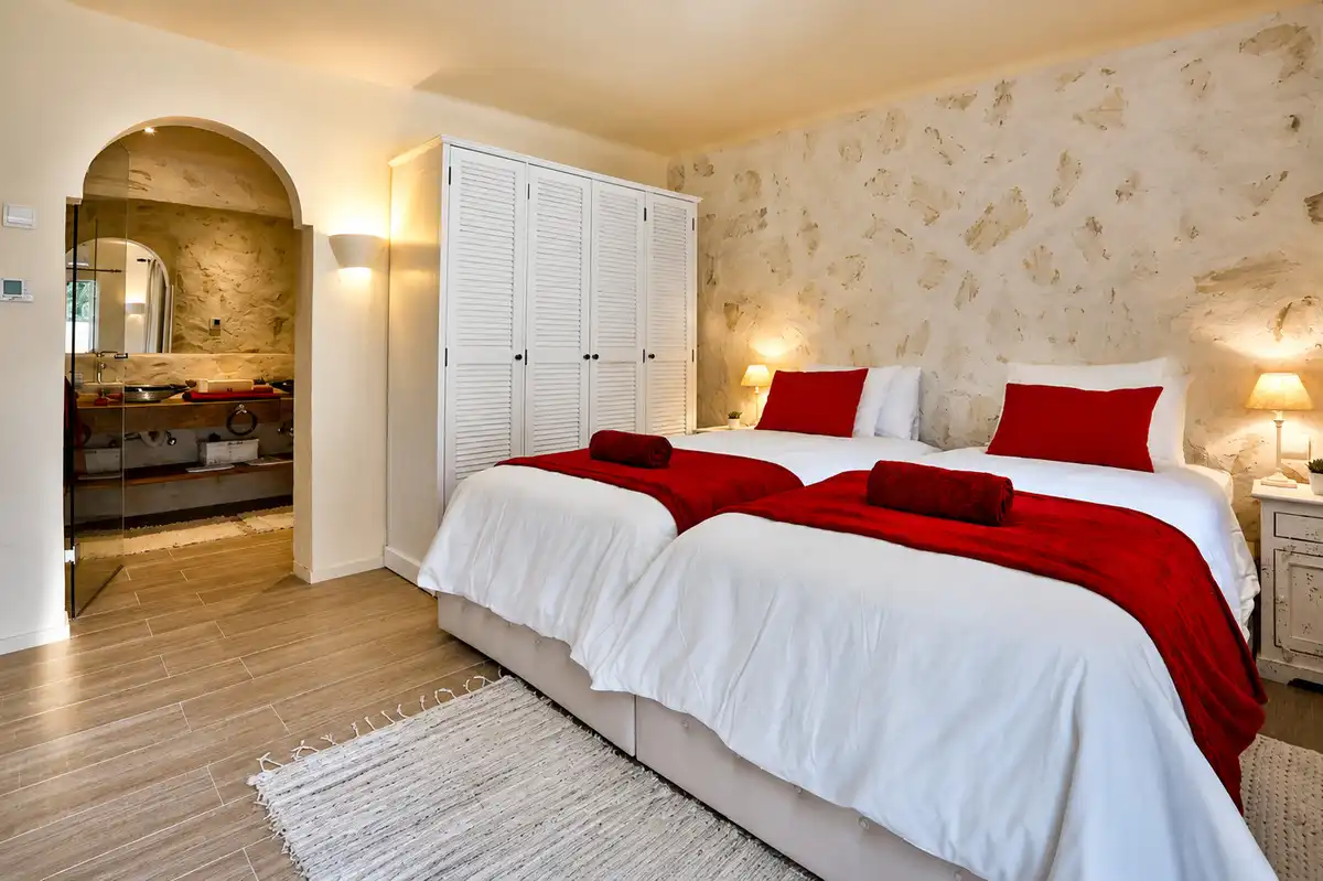 Bedroom of Houses for rent in Santa Eulària des Riu  with Air Conditioner, Heating and Private garden