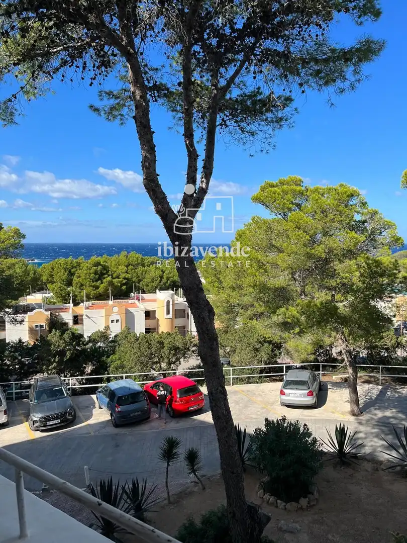 Vista exterior de Piso de alquiler en Sant Joan de Labritja con Piscina, Amueblado y Piscina comunitaria