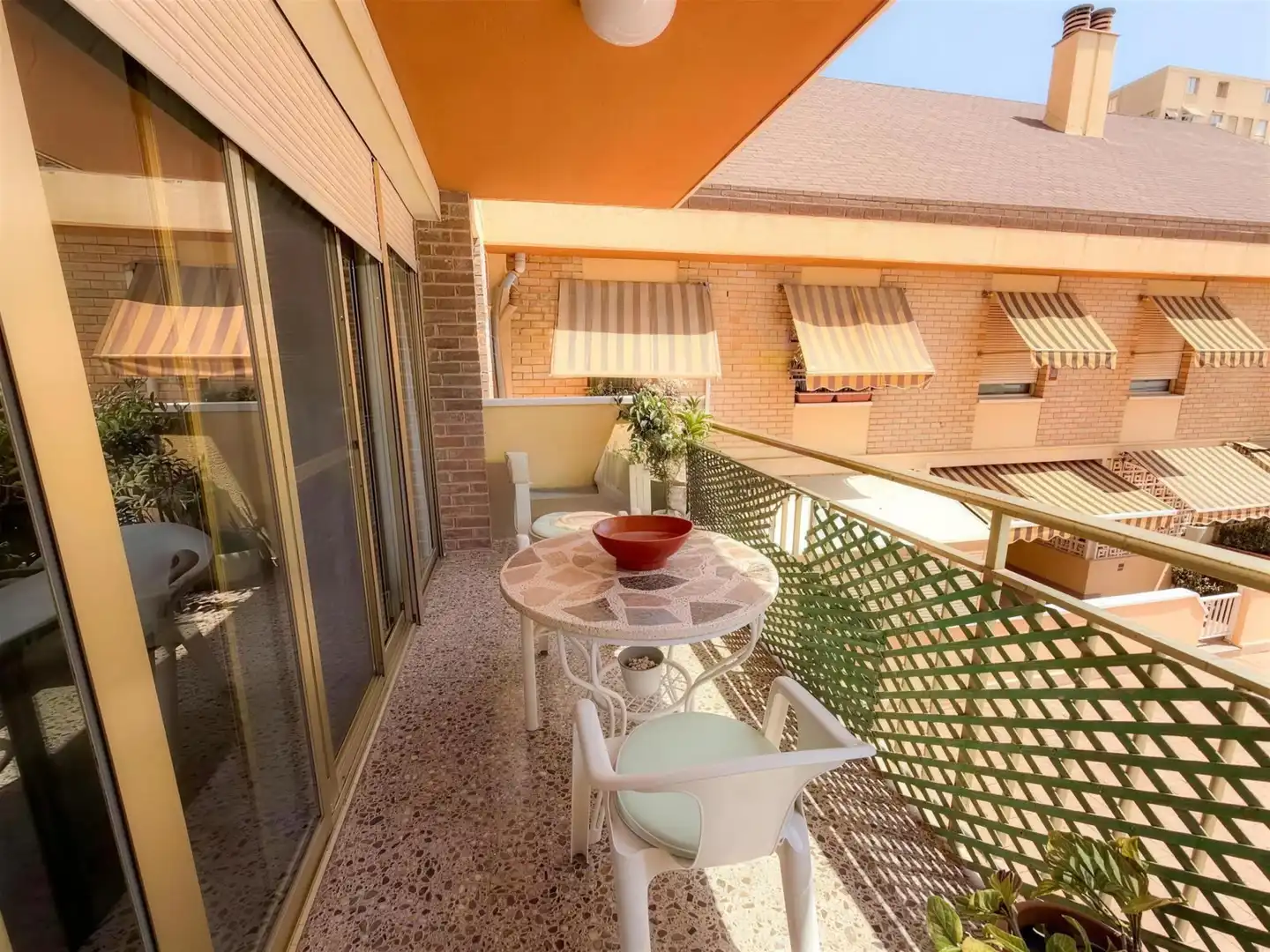 Terraza de Piso de alquiler en Alicante / Alacant con Terraza, Amueblado y Balcón