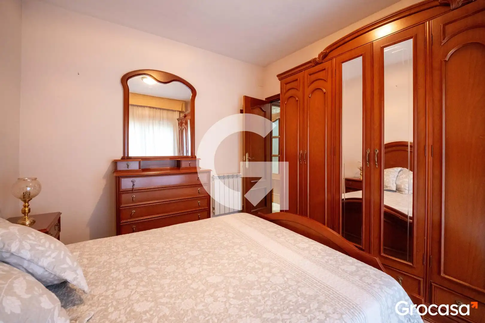 Bedroom of Flat for sale in Mataró  with Heating, Oven and TV