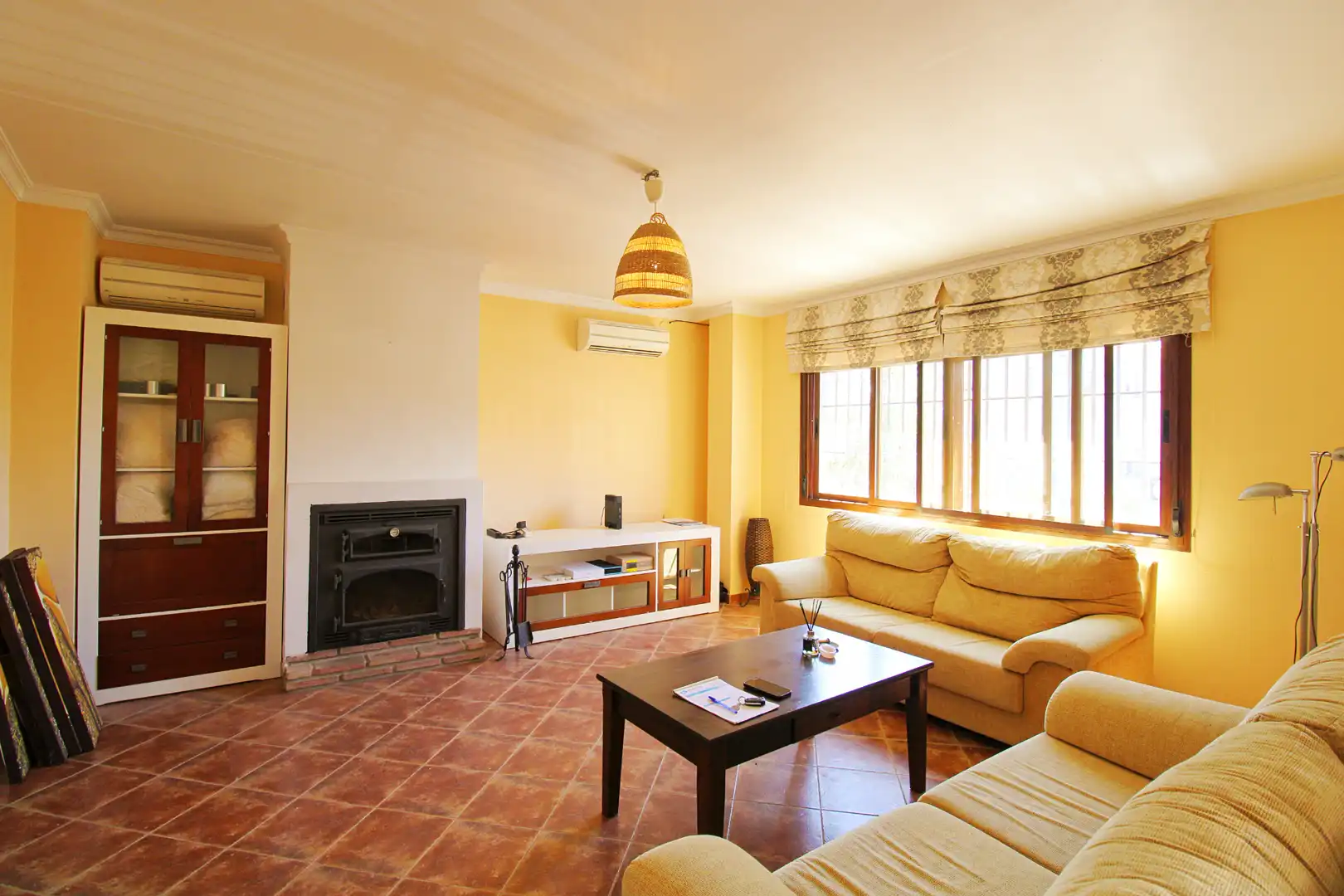 Wohnzimmer von Wohnungen zur Miete in Málaga mit Klimaanlage, Heizung und Möbliert