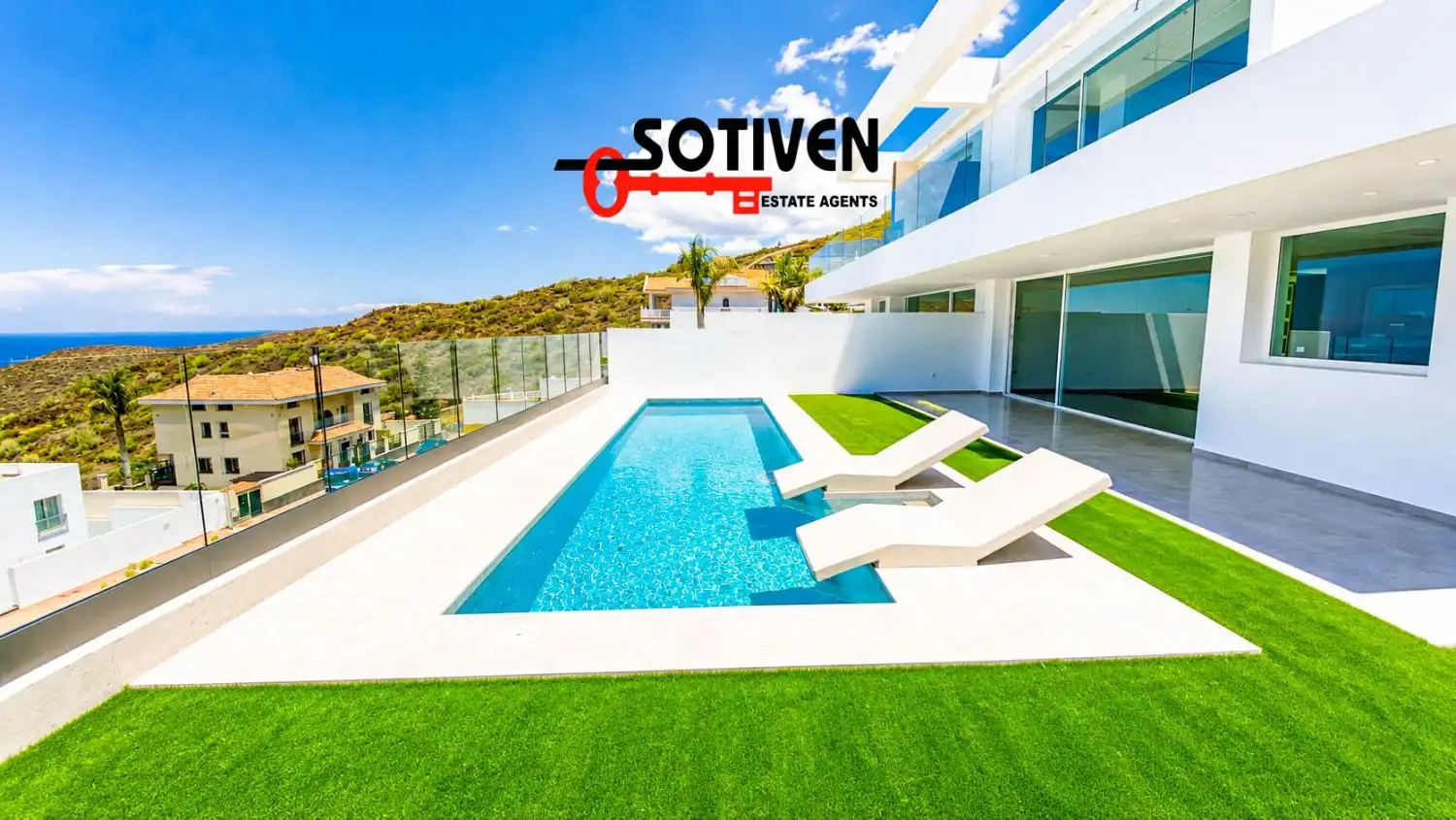 Piscina de Casa o xalet de lloguer en Adeje amb Jardí privat, Terrassa i Piscina