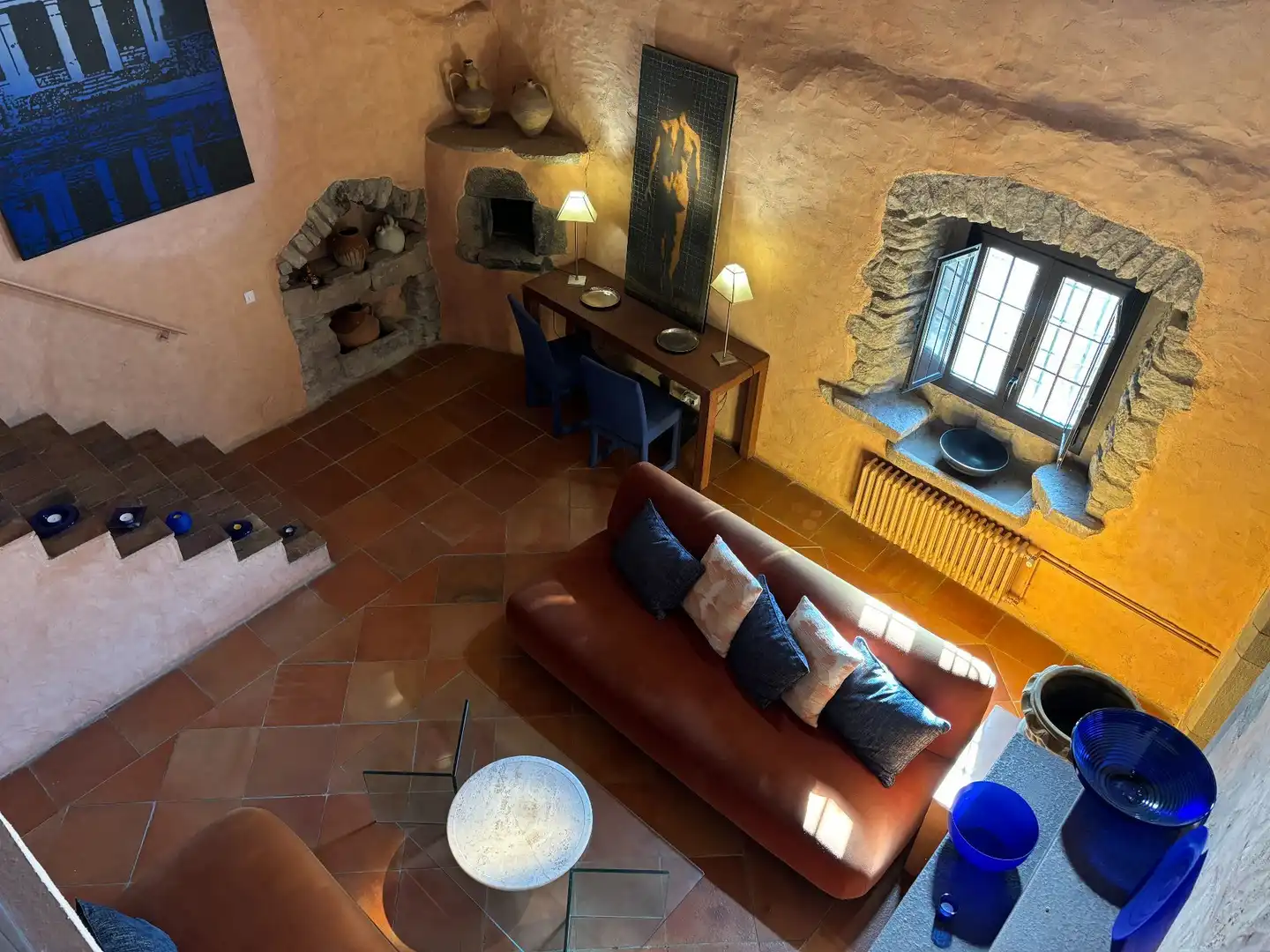 Sala de estar de Finca rústica en venta en Madremanya con Calefacción, Terraza y Trastero