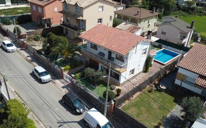 Vista exterior de Casa o xalet en venda en Sant Pere de Vilamajor amb Calefacció, Jardí privat i Terrassa