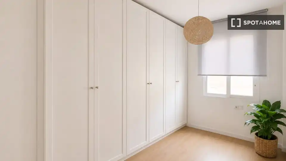 Bedroom of Flat for rent in Godella  with Air Conditioner, Heating and Furnished